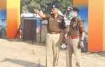 सुरक्षा व्यवस्था का जायजा लेते पुलिस आयुक्त आलोक सिंह। संवाद