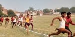 जलालाबाद में सांसद खेल स्पर्द्घा में दौड़ लगाते प्रतिभागी।