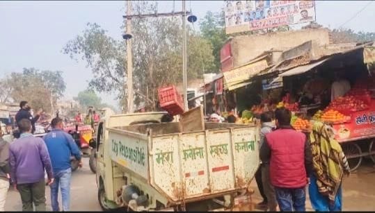 Municipality launched a campaign against encroachment for two hours