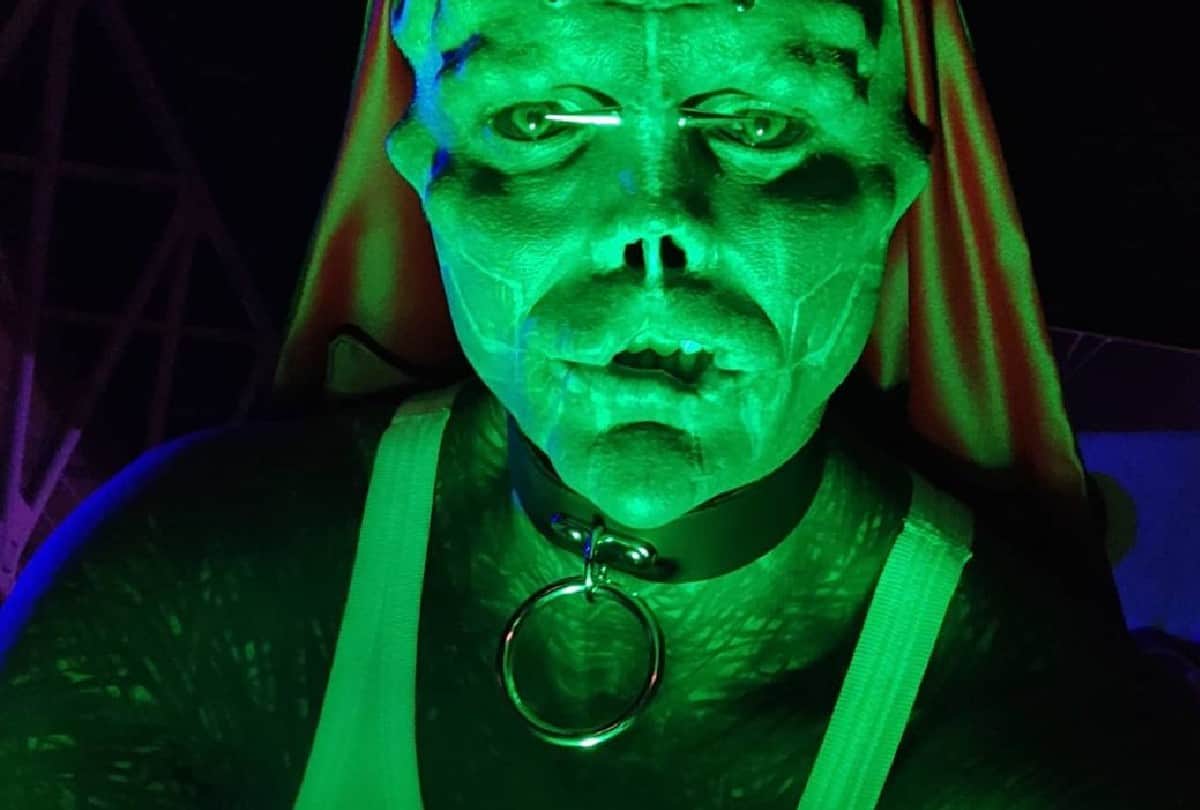 a France man Anthony Loffredo cut his nose ears lips and fingers in the craze of becoming an alien