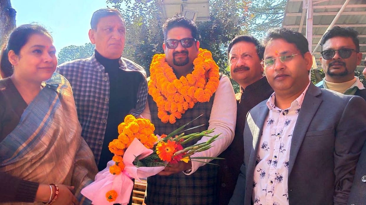 Congress Workers meet in Ranikhet