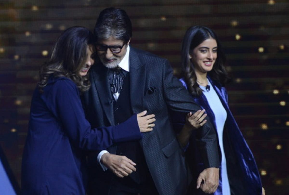 Amitabh Bachchan tweets pic with daughter Shweta Nanda and Grand daughter Navya from sets of KBC 13