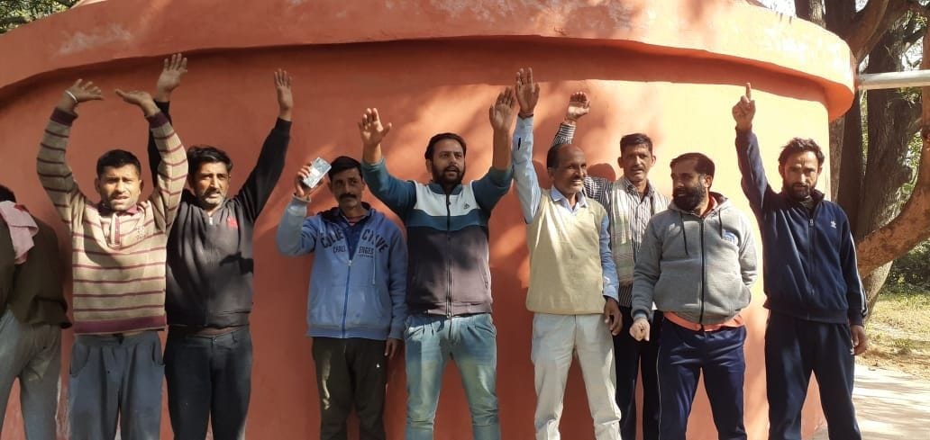 Temporary employees asked for arrears of salary
