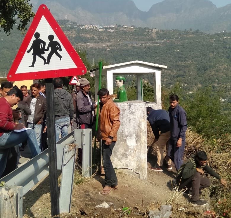 Cleanliness campaign launched at the memorial of Shaurya Chakra winner