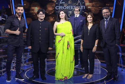 KBC 13 John Abraham gets emotional in front of Amitabh Bachchan watch video