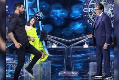 KBC 13 John Abraham gets emotional in front of Amitabh Bachchan watch video
