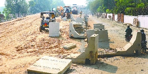 Lal Gate Overbridge: 85 percent work of Setu Nigam completed at the other end as well