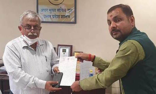 MLA handed over letter to Home Secretary for CBI investigation