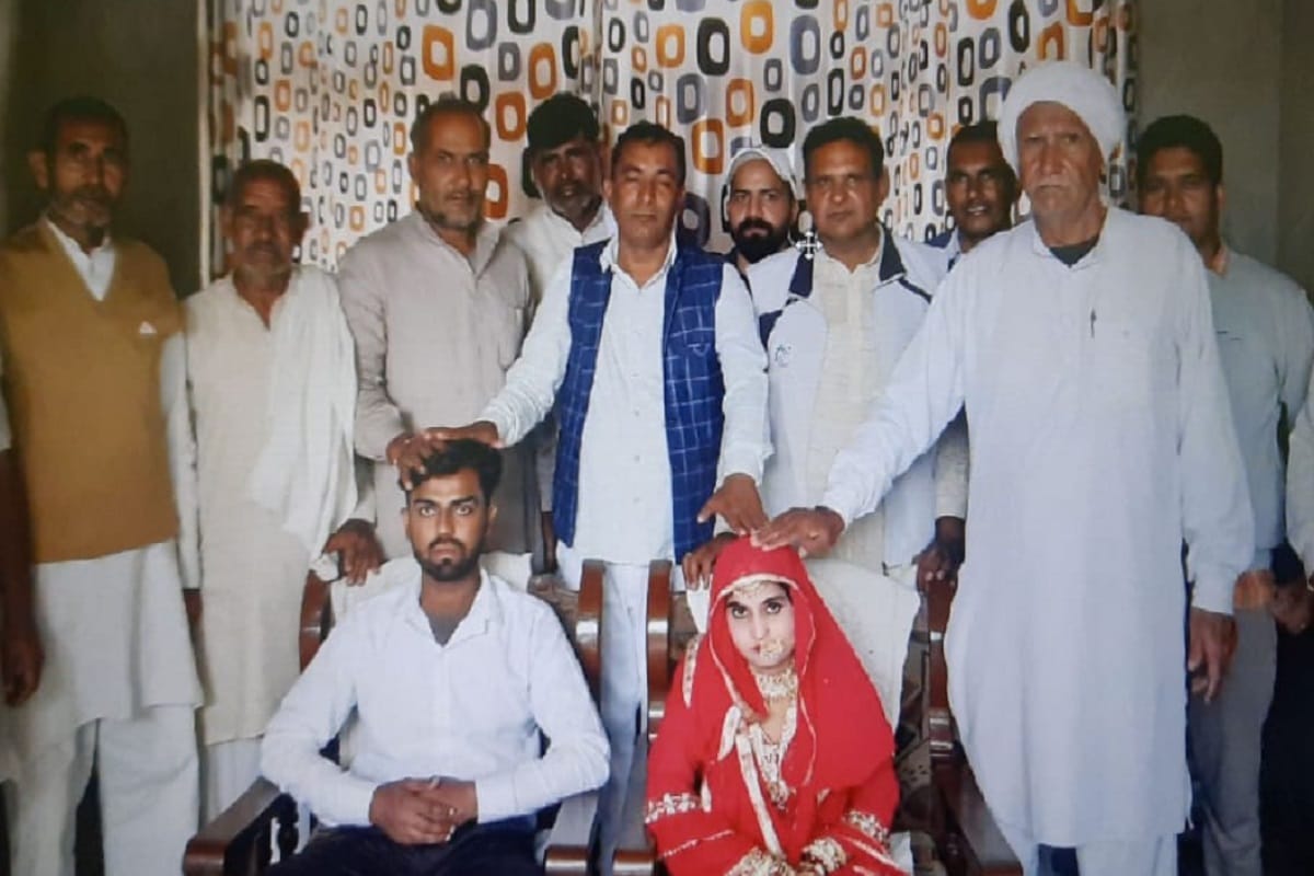 The villagers have got a Muslim girl married after the decision of the Panchayat in Baghpat district