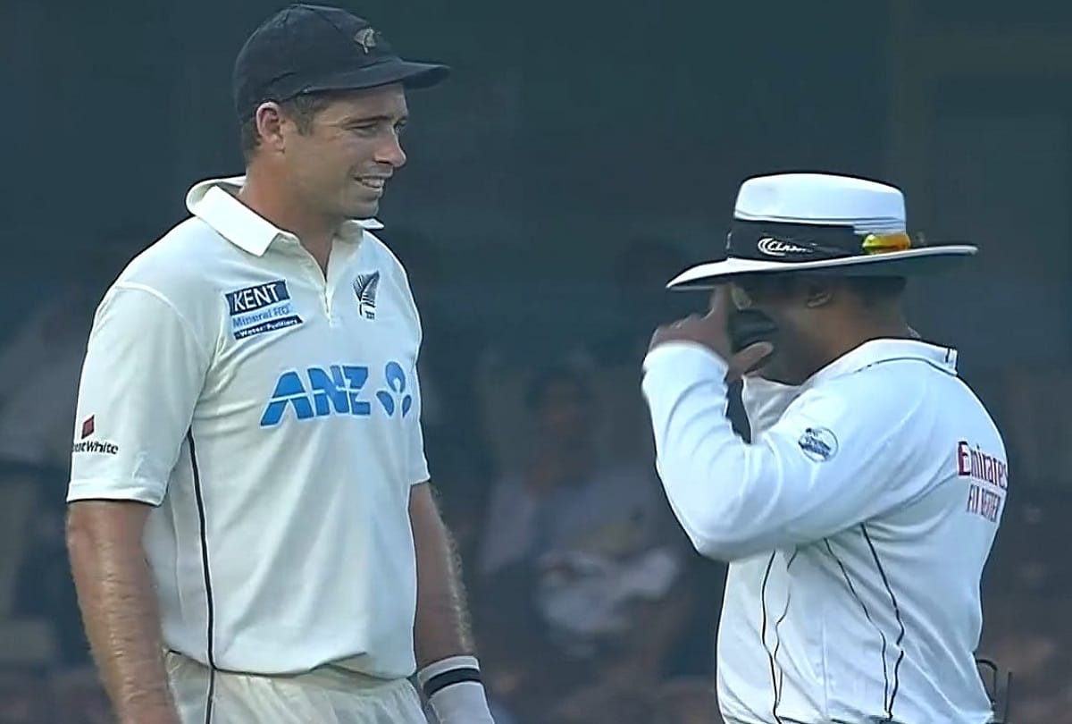 IND vs NZ: Kiwi Pacer Tim Southee trolls Umpire Nitin Menon on Light issue in green park