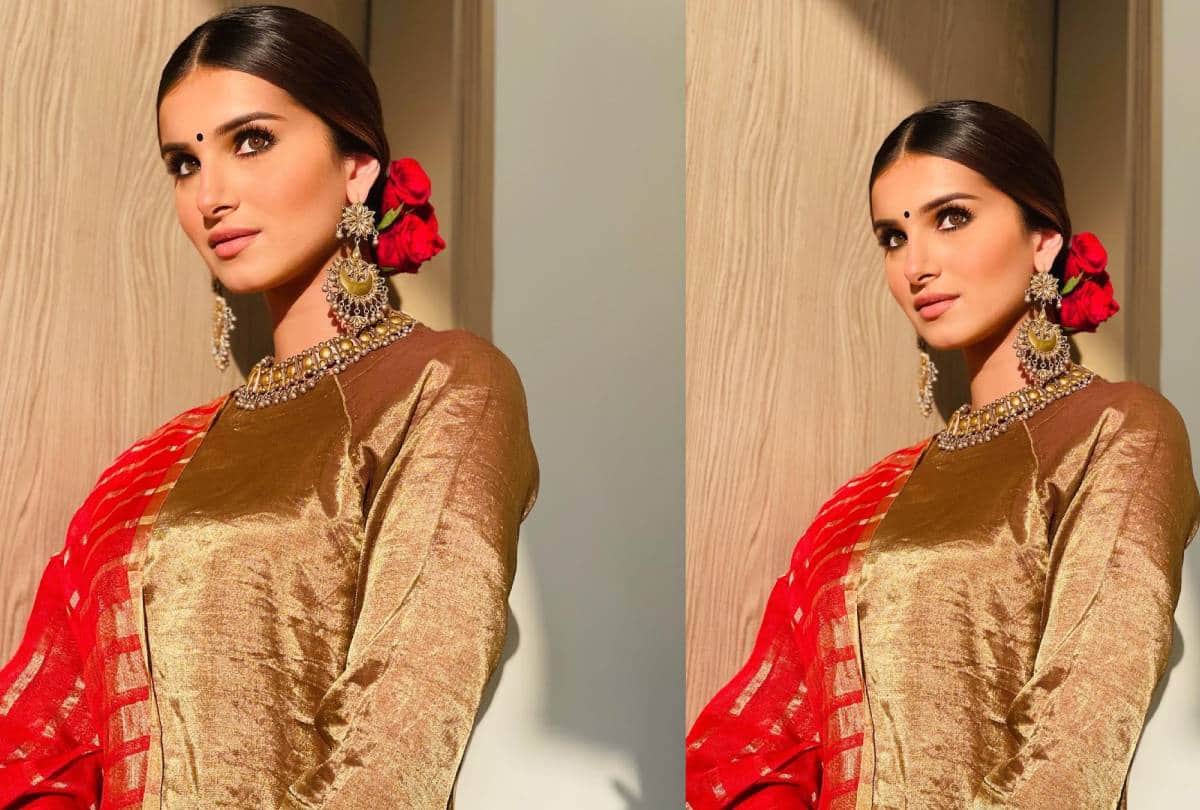 tara sutaria banarasi suit pictures goes viral