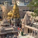 काशी विश्वनाथ धाम का चल रहा निर्माण कार्य।