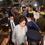 Prayagraj News :  फाफामऊ के गोहरी गांव पहुंचीं प्रियंका गांधी।