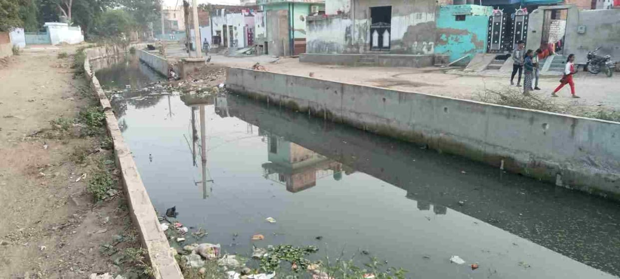 Unfinished construction work of Chhalak drain is becoming the reason for the accident