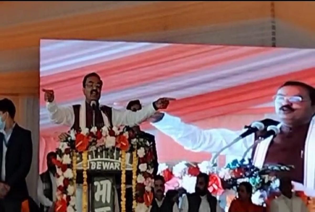 Aligarh: Deputy CM Keshav Prasad Maurya inaugurated schemes worth crores, said- If there was no BJP government, the district would not have got the gift of Defense Corridor