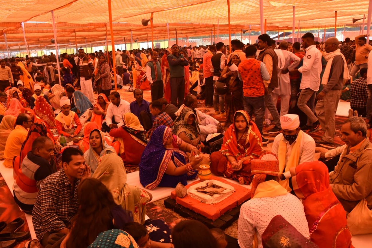 Ayodhya: Swami Prasad Maurya said that the world's largest mass marriage ceremony took place in Ramnagari