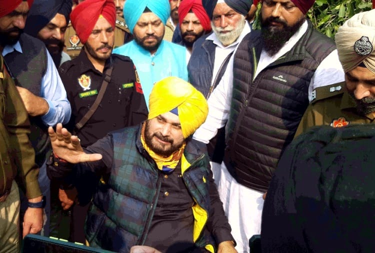 Punjab Congress President Navjot Sidhu Comments on Charanjit Channi in Amritsar