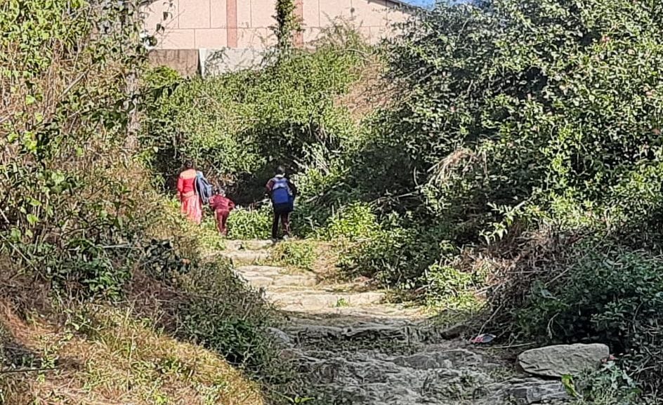 Bad Road in Rural Ranikhet