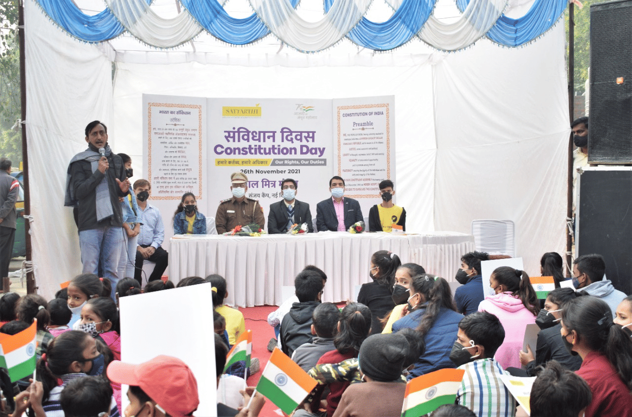 Kailash Satyarthi Children's Foundation celebrate Constitution Day with students across the country