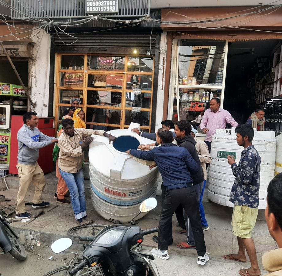 Municipal team removed encroachment, seized goods