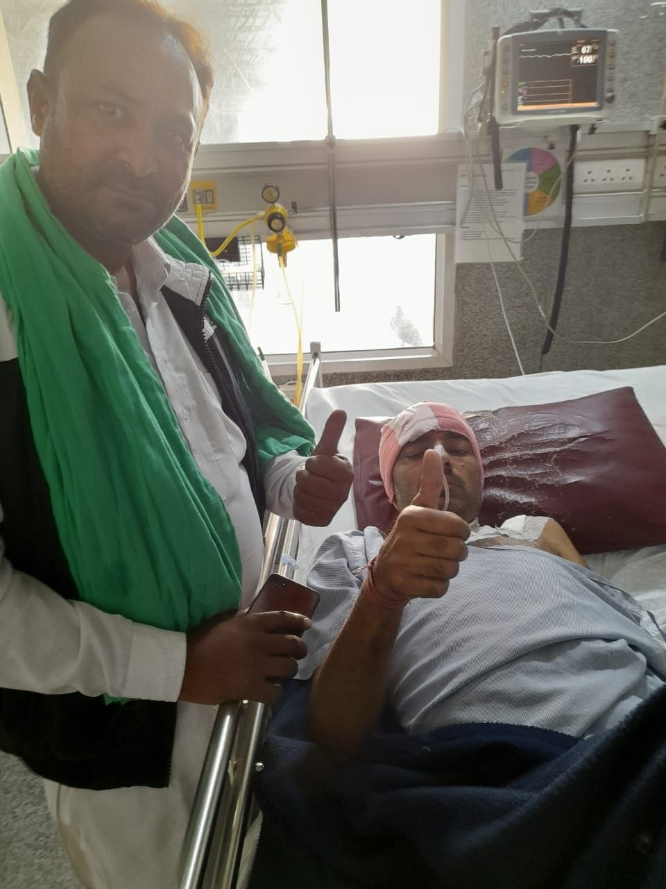 Farmer Kuldeep Rana's health improved, shifted from ICU