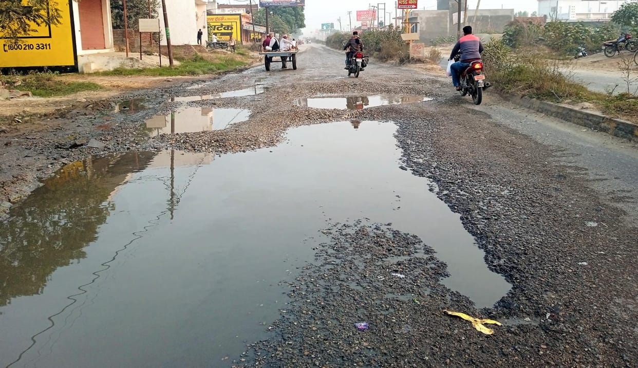 Potholes of roads can prove to be fatal