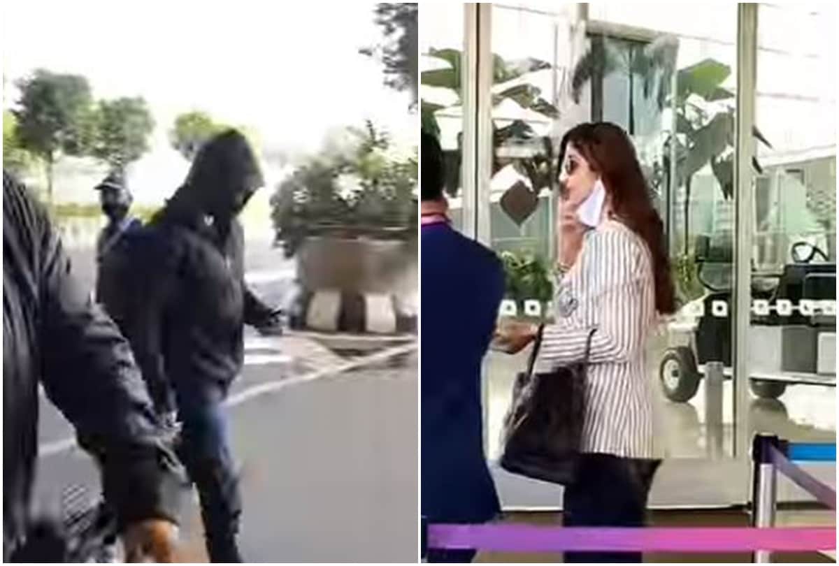 shilpa shetty husband raj kundra got trolled for hiding his face on airport watch video