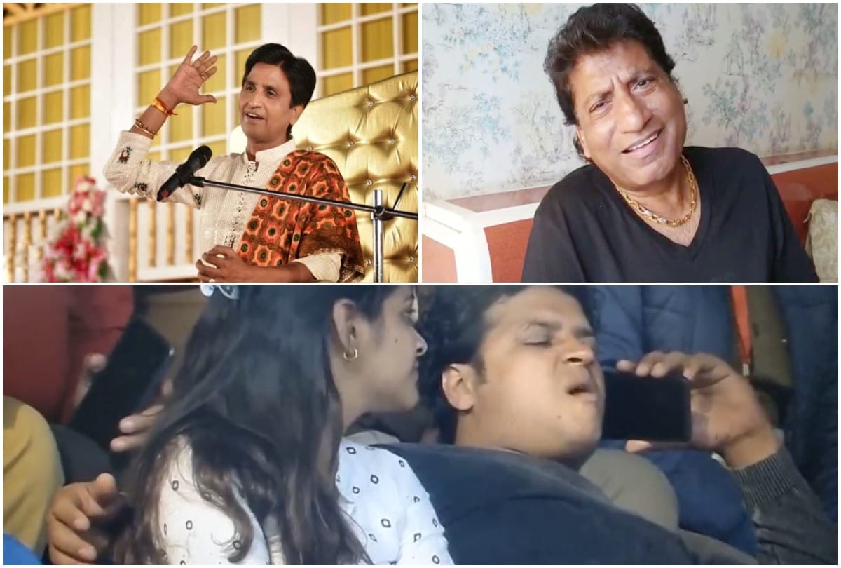 Kumar Vishwas on viral video of a young man eating gutkha in Greenpark life of many kanpur people in one sachet Raju Srivastava said this 
