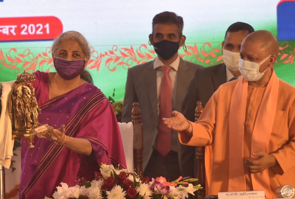 Inauguration of Income Tax Department Direct Tax Bhawan in Lucknow: Finance Minister said, the return filing increased six times in UP government is giving benefits to the public