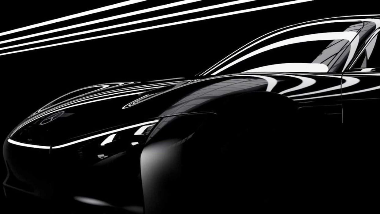 Mercedes Vision EQXX concept car to debut on 3 January 2022 mercedes benz ev car electric vehicles