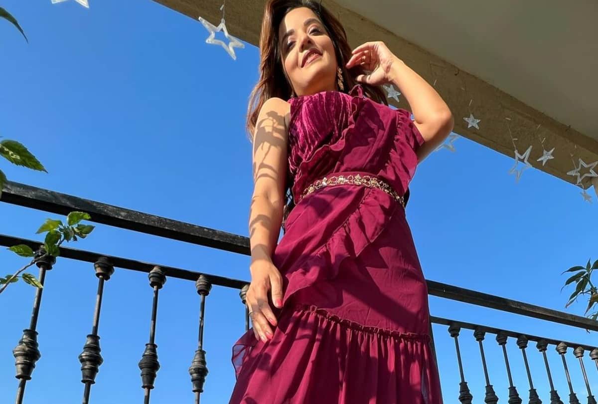 bhojpuri actress monalisa shares beautiful pictures on social media give tips to their fans for happy mood
