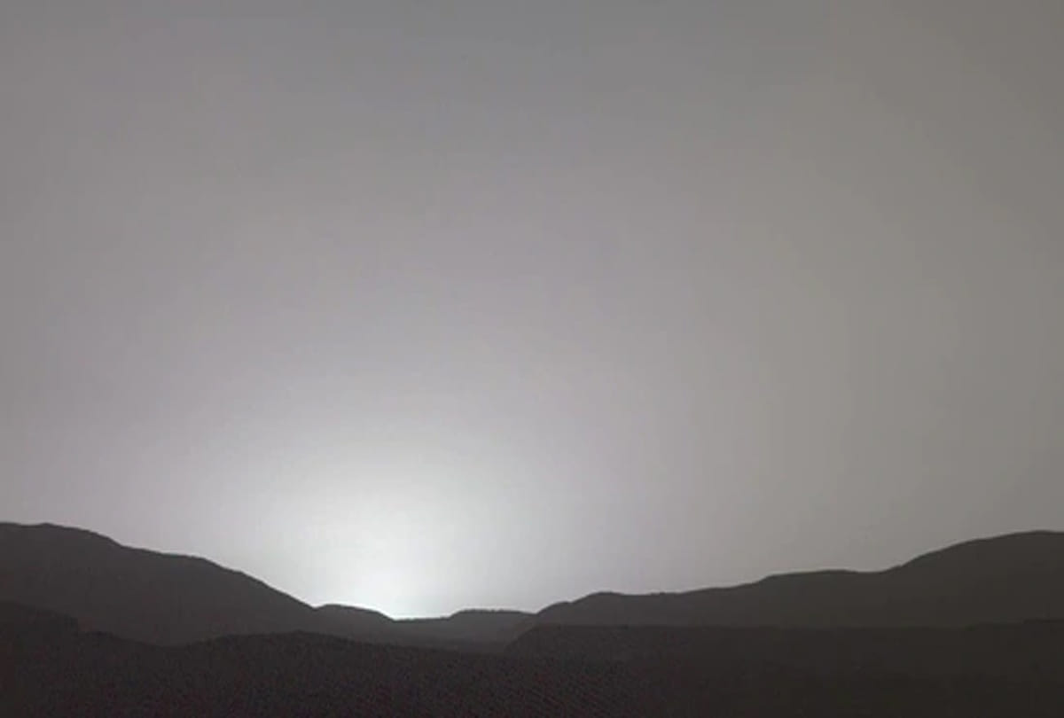 nasa share first pic of sunset on mars and says blue sunset on the red planet Seen viral photo