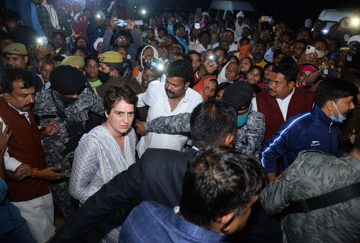 family members were shocked to see Priyanka Gandhi