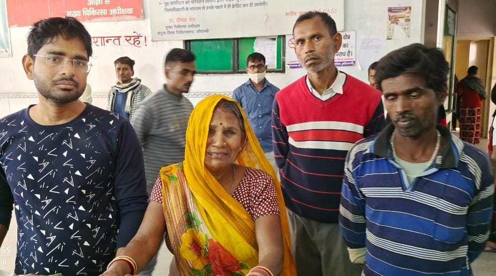 The death of a laborer who was caught by the current while setting up the tent