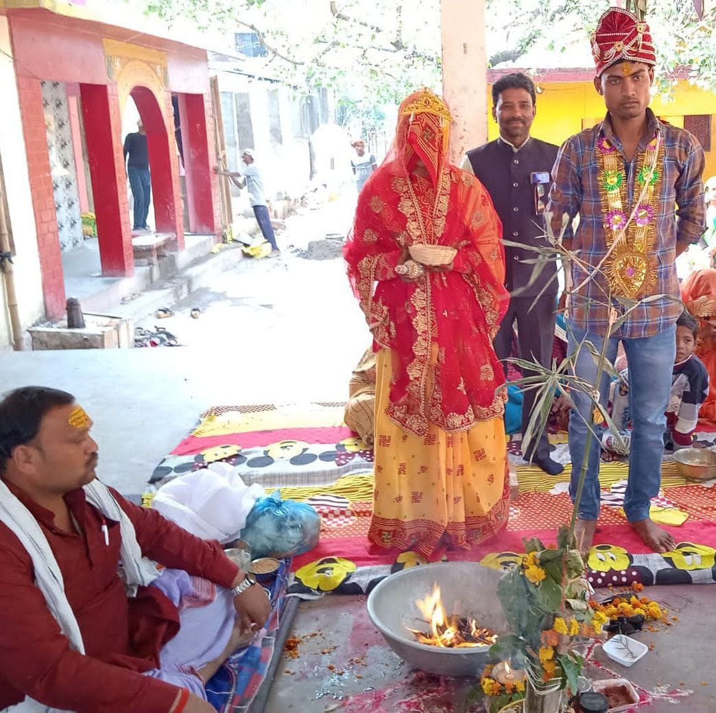 PAC jawan married with simplicity without dowry
