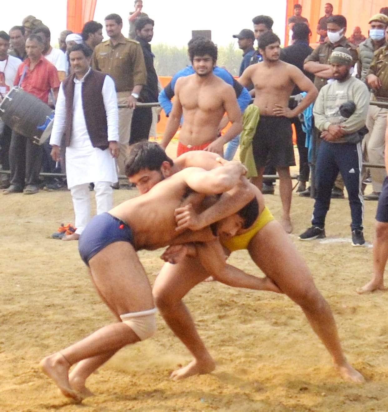 Wrestling left on par, Fakharpur and Sikha winners in Kabaddi