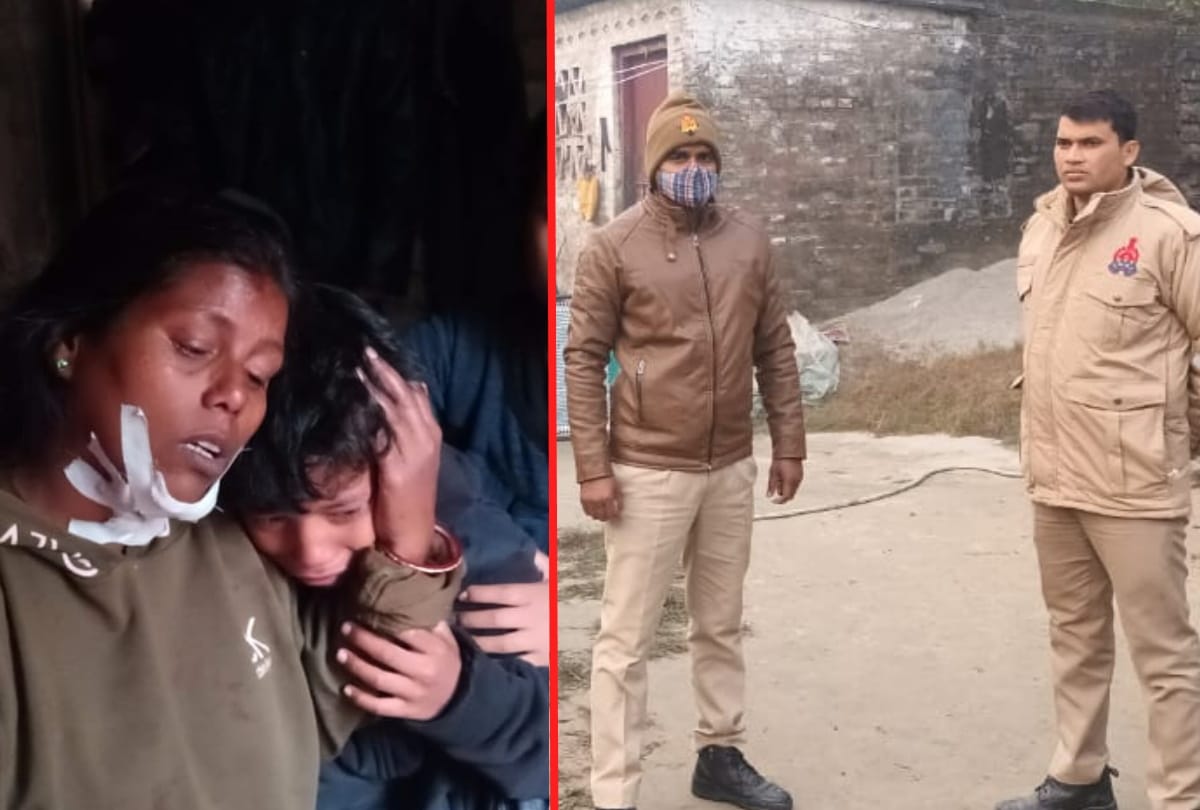 father murdered son by slitting throat in kushinagar
