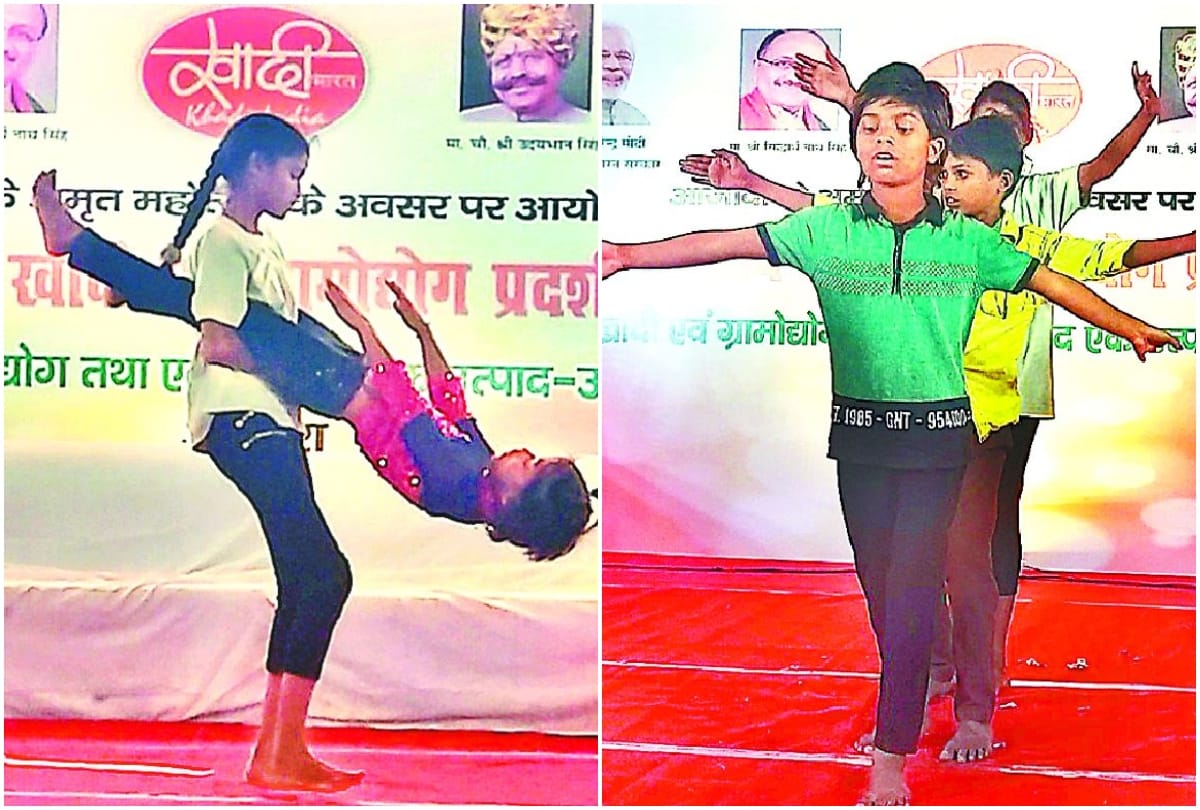 slum children impress people by stage performing in agra