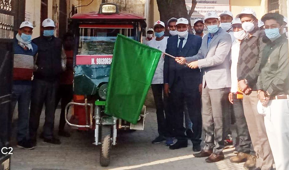CTM flagged off the vaccination campaign