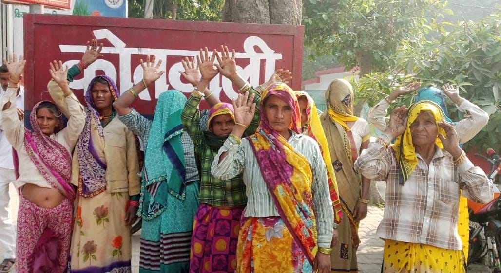 Women demonstrated against alcohol