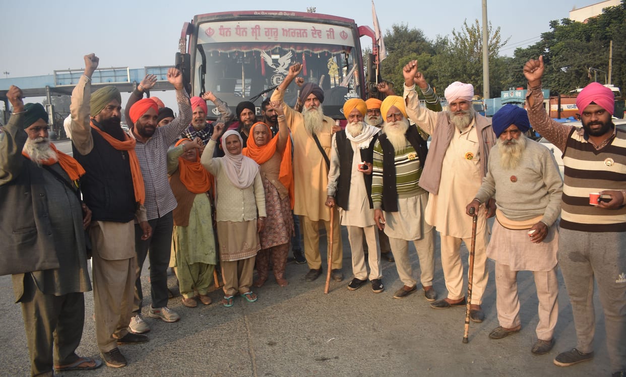 4 thousand farmers of Panipat traveled to Delhi