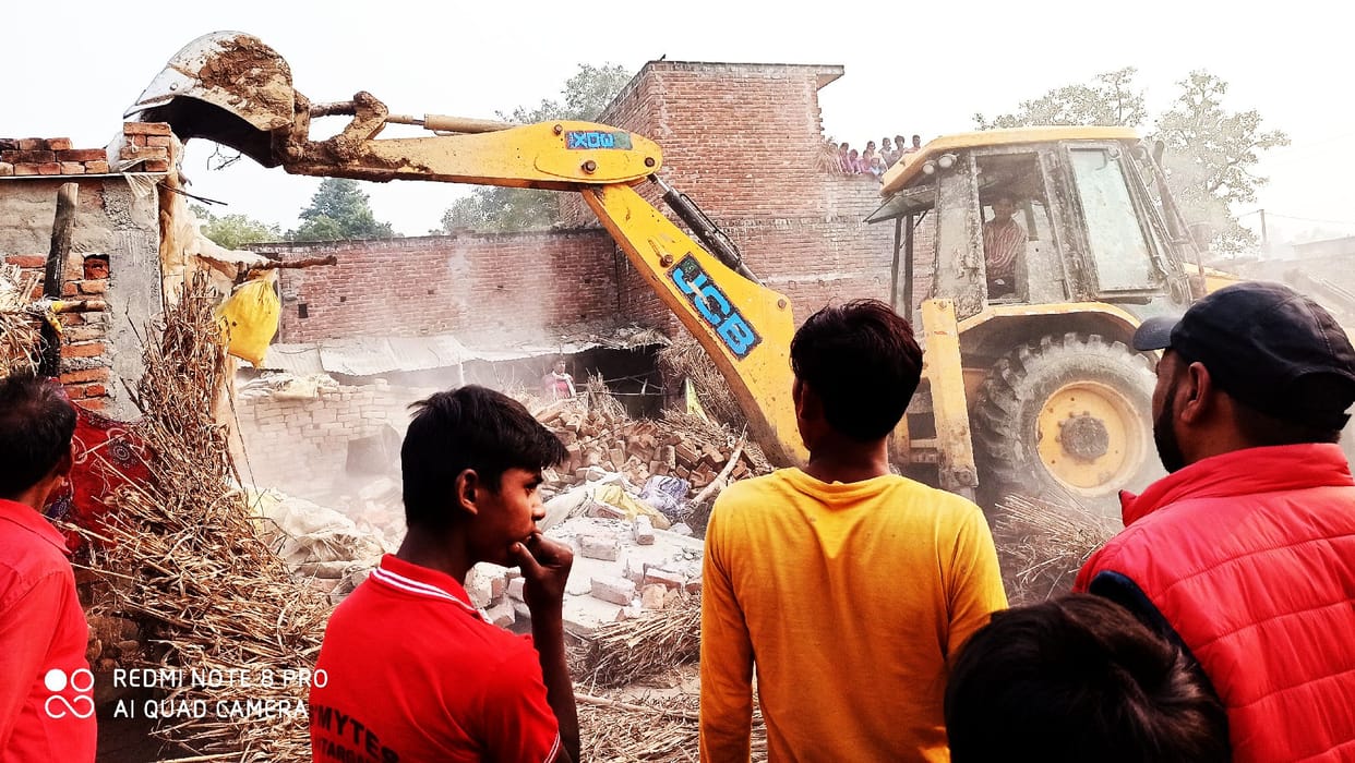 Illegal occupation of Panchayatghar land dropped from JCB