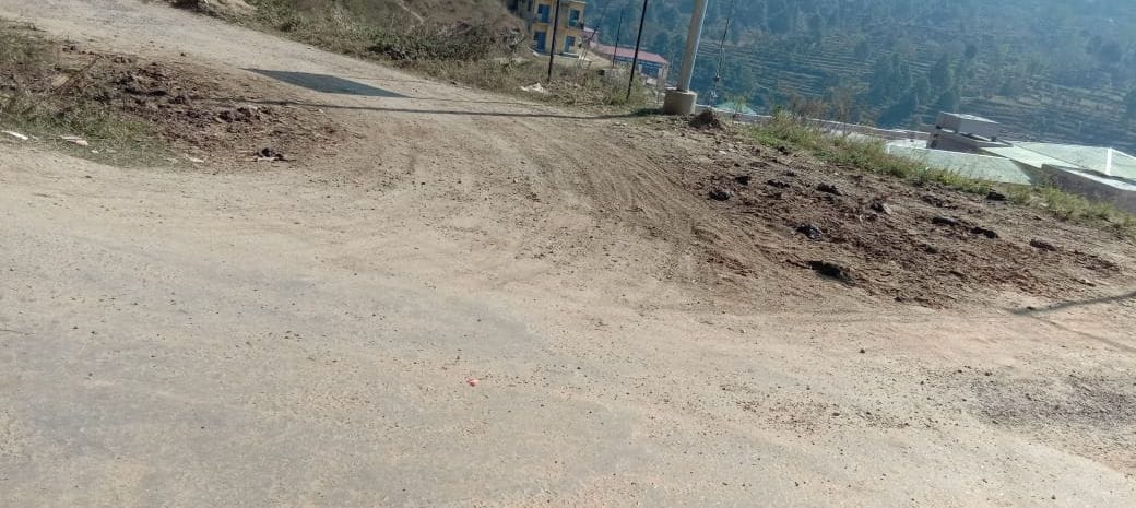 Bad Road For Vikas Bhawan Almora