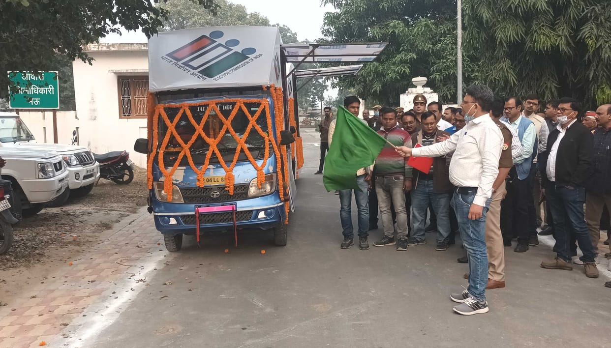 DM flagged off three mobile LED vehicles