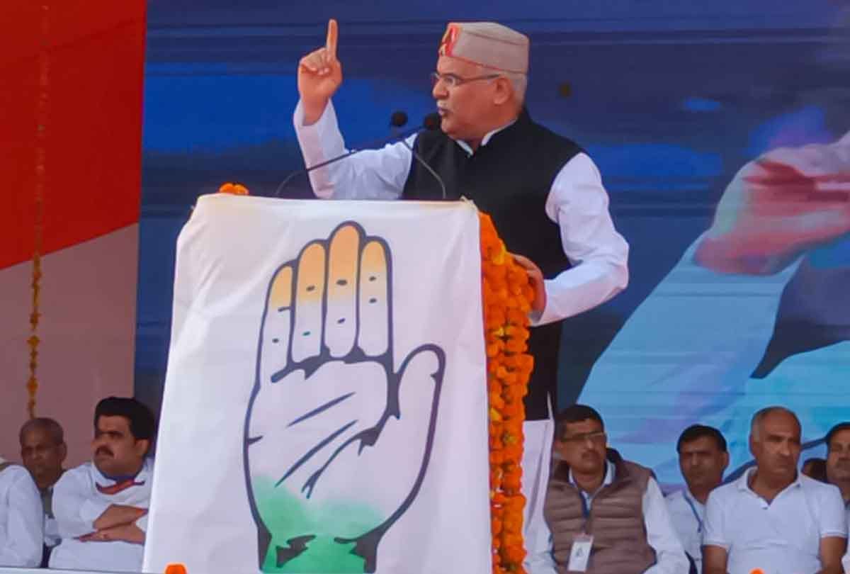 Bhupesh Baghel said: In UP, the cowshed owners are getting fat, the cow mother is getting lean
