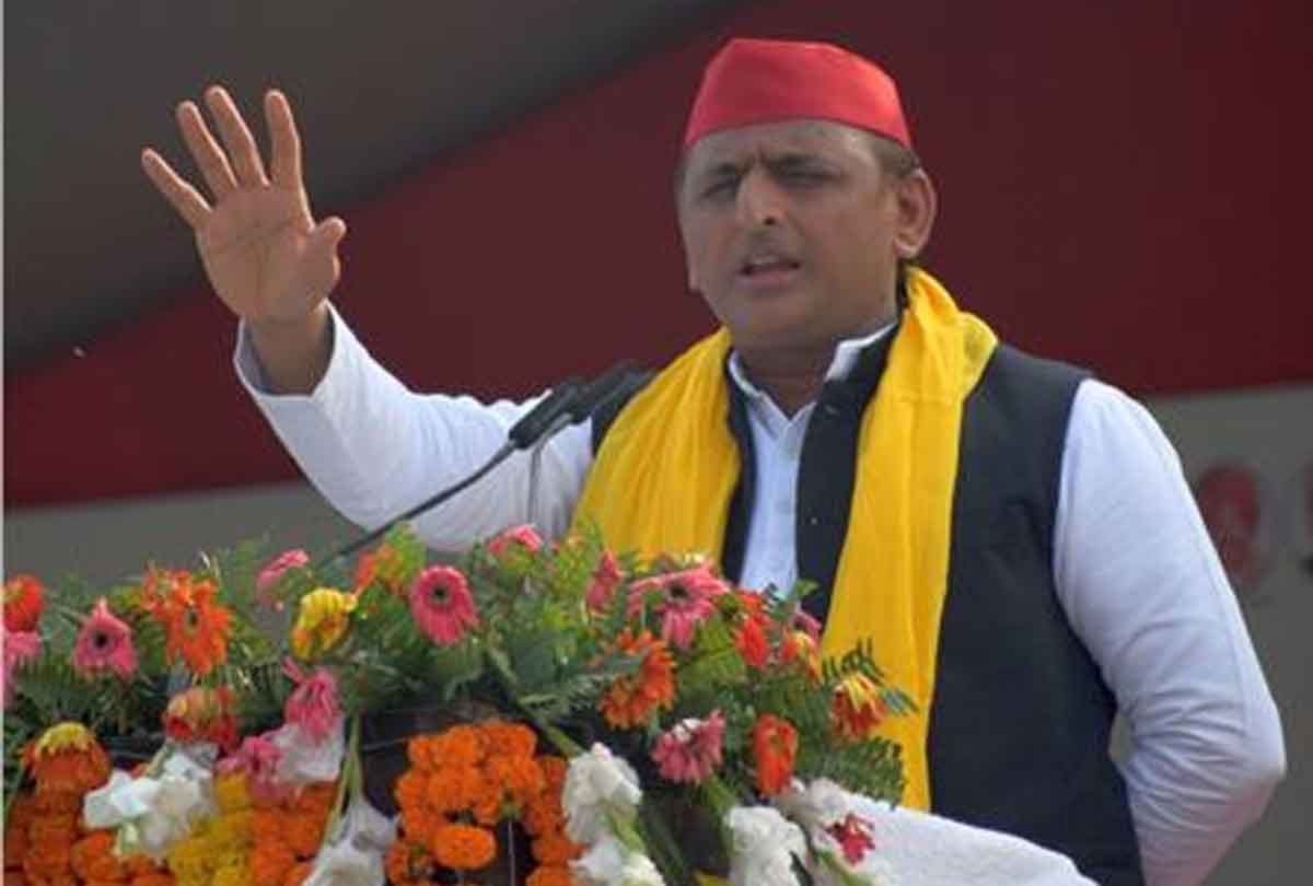 Akhilesh Yadav roared in Hardoi: BJP only knows how to drive jeep and tongue, Rajbhar also attacked