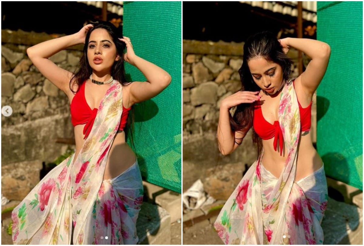 Actress Urfi Javed shared a photo in a sari users gave such reactions