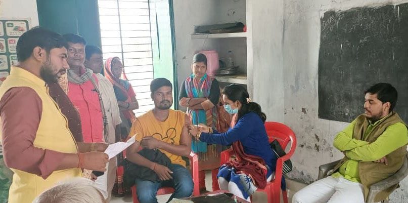 7670 people vaccinated at 29 places