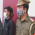 Prayagraj News :  फाफामऊ में चार लोगों की हत्या के आरोप में पकड़ा गया आरोपी।