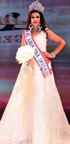 There is happiness in the Vaish community on the election of Meenu Gupta as Mrs. Asia.